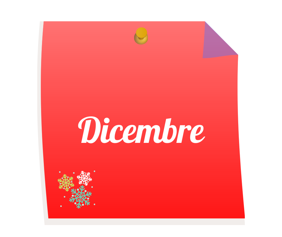 mese calendario dicembre