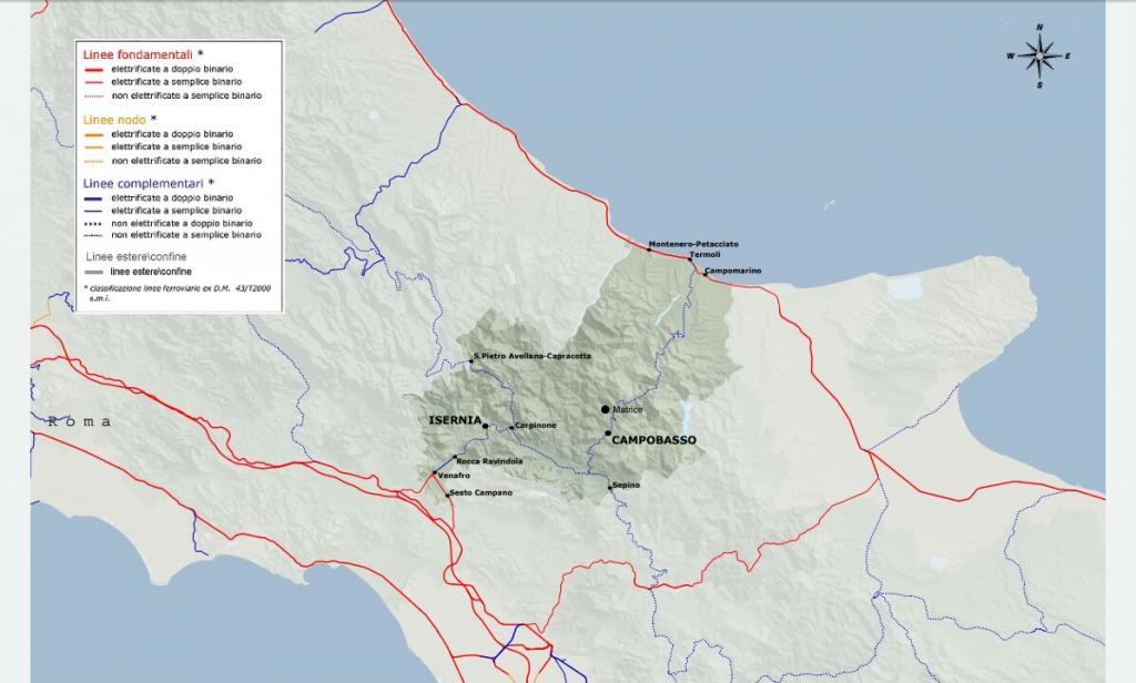 Mappa del Molise